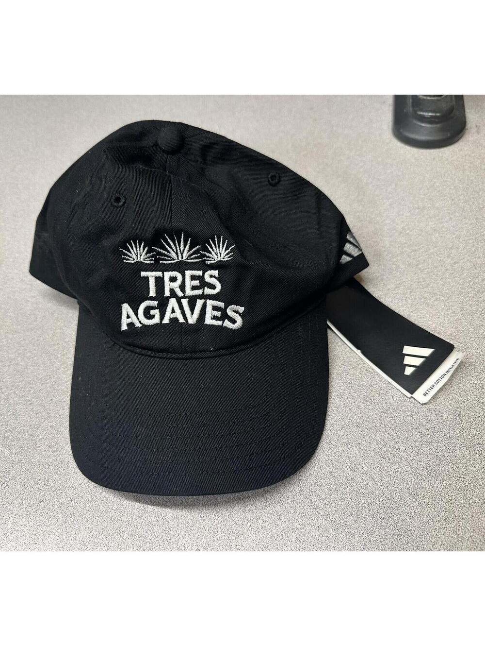 Tres Agaves Tequila Adidas Adjustable Baseball Hat Cap NWT!